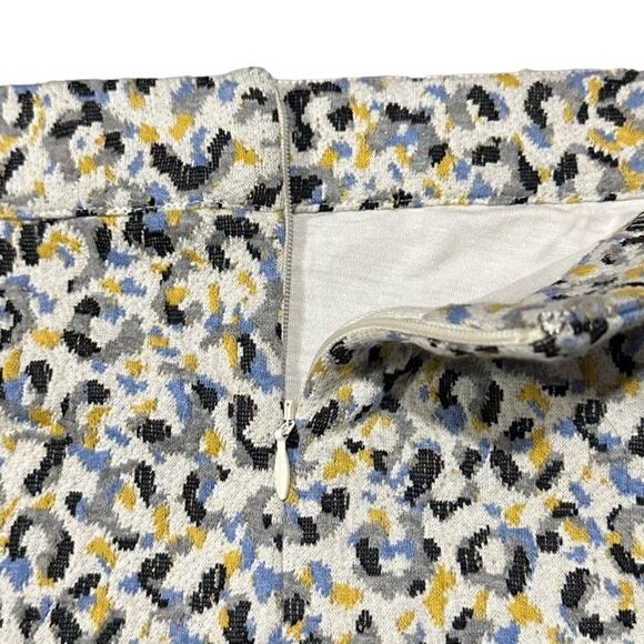 Anthropologie Maeve Jacquard Leopard Print Skirt Size Small - Picture 7 of 12